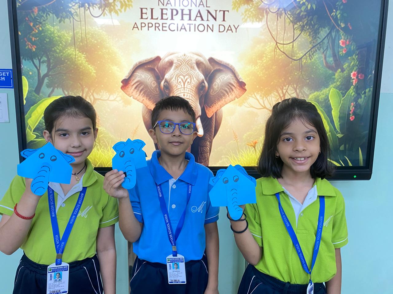 Grade 3 students at Mayoor School had a fun-filled day honouring the majestic beings! 